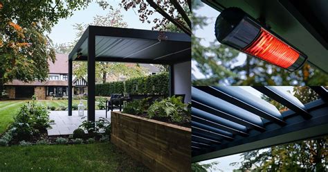 Control your outdoor living weather with innovative louvered roof pergola kits. Aluminium Pergolas with Louvered Roofs | Caribbean Blinds ...