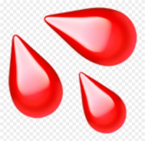 Download Water Emoji Red Blood Drip Drop Bloody Clipart 3135007