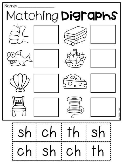 Digraph Worksheet Packet Ch Sh Th Wh Ph Kindergarten Worksheets
