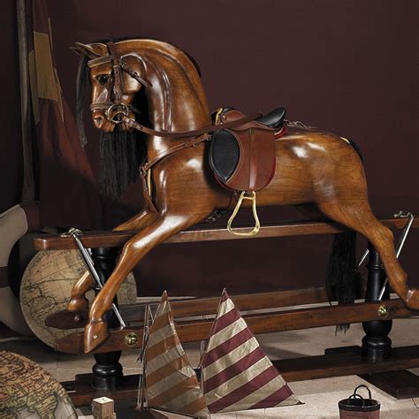 Authentic Models Wooden Rocking Horse