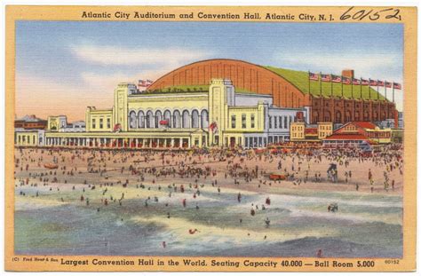 Atlantic City Auditorium And Convention Hall Atlantic City N J