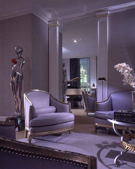 Luxury Interior Elegant Bedroom Decor Purple Living Room