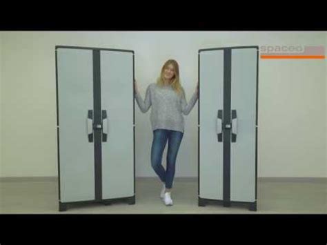 Muebles altos, bajos, columnas, en esquina, con persiana. Cómo montar armario de resina alto Spaceo - YouTube