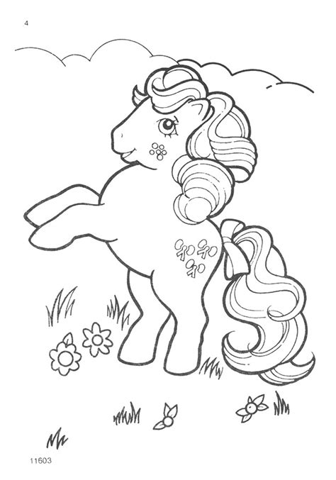 My Little Pony G1 Coloring Pages - a photo on Flickriver