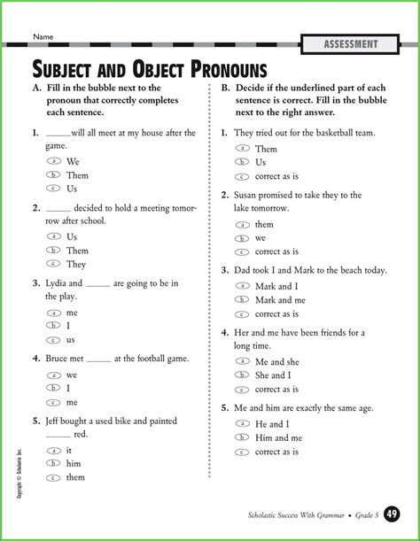 Printable English Grammar Worksheets Grade 2
