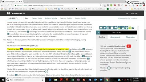 I need answers to this aritcle (commonlit.org). A Very Old Man With Enormous Wings Commonlit Answers ...