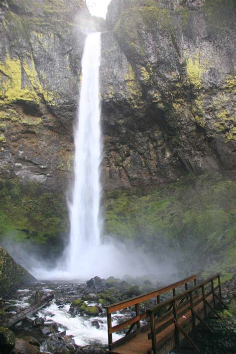 Elowah Falls Columbia River Gorge Oregon Usa