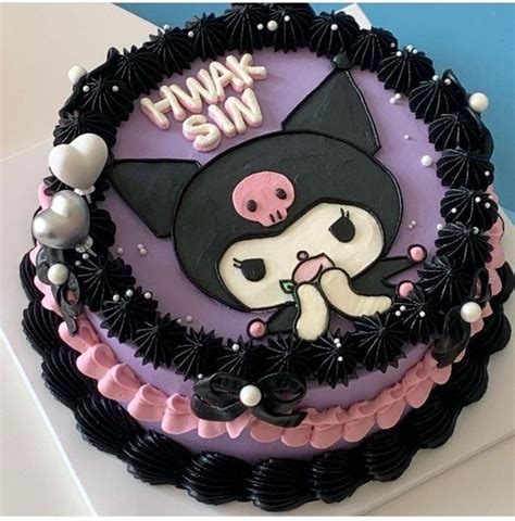 Kuromi Cake En