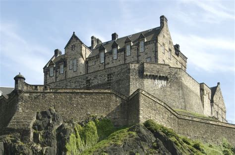 Edinburgh Castle A Historic Fortress In Scotland Found The World