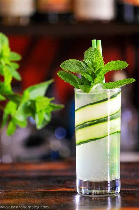 Gin Cucumber Cooler Cocktail Recipe Gastronom Cocktails