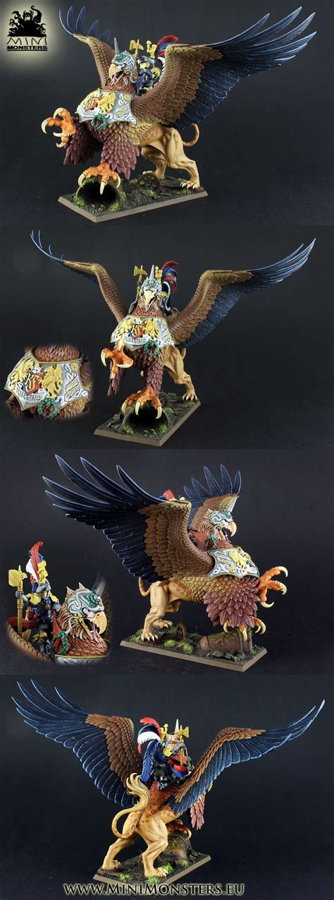 Empire Karl Franz On Deathclaw Warhammer Fantasy Miniature Model