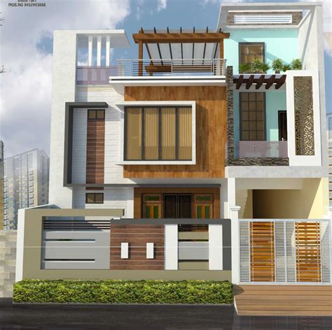 Best 60 Modern House Front Facade Design Exterior Wall Regarding