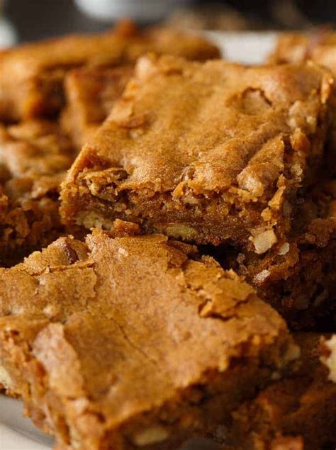 Butterscotch Blondies Each Bite Is Sweet Chewy And Full Of Delicious Butterscotch Flavour