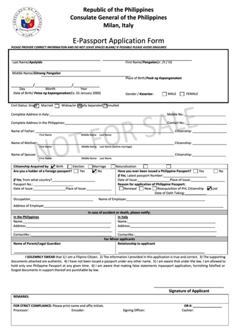 Save Passport Application Form Fillable Pdf Printable Forms Free Online