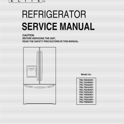 Kenmore 795 7109 Refrigerator User Manual
