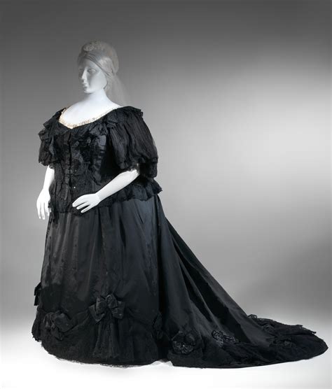 queen victoria s silk dress british 1894 95 metropolitan museum of art click for very large