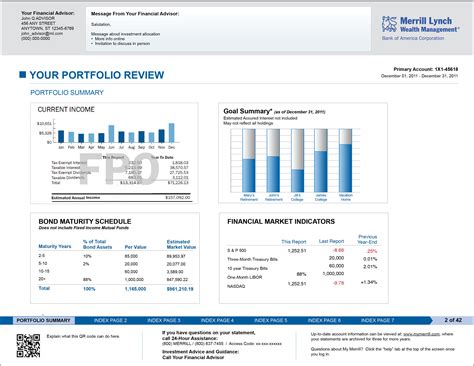 Merrill Lynch Brokerage Statement Redesign | Strategy in Mind