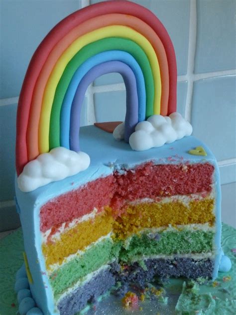 Rainbow Birthday Cake Show Me Show Me