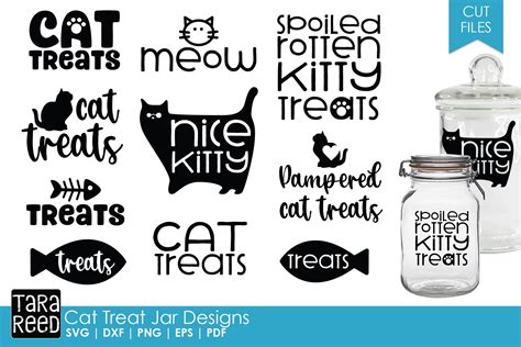 Cat Treat Jar Designs 136732 Svgs Design Bundles Treat Jars