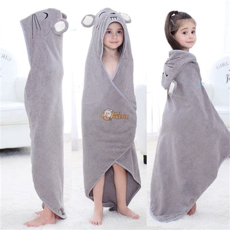 Refresh a bathroom with plush bath towels in classic pendleton patterns. Baby Hooded Towel Best Bath Towels Gray Mouse ...