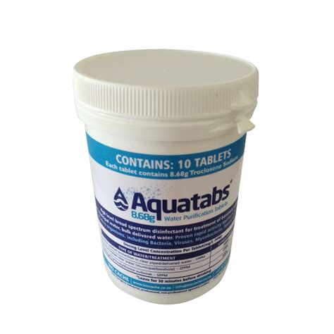 Aquatabs 868g Tub Disinfect Up To 5000 Litres Per Tablet