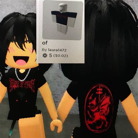 Roblox Goth T Shirt