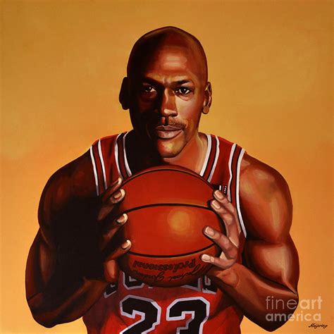 Michael Jordan 2 Painting By Paul Meijering Pixels Merch