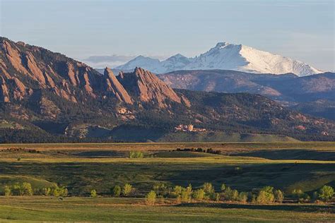 Flatirons And Longs Peak By Aaron Spong Colorado Mountains Travel