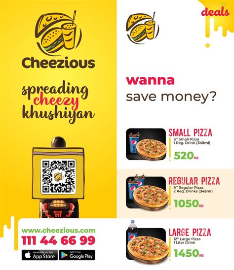 Updated Cheezious Menu in Johar Town Lahore - Restaurants PK
