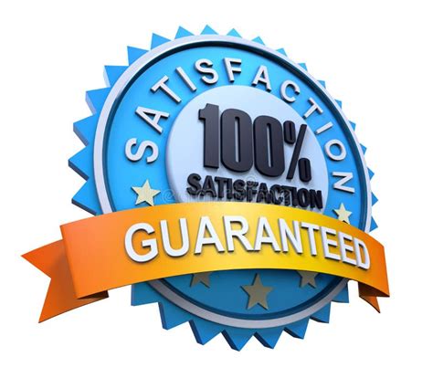 Guaranteed Label With Gold Badge Sign Stock Illustration Illustration