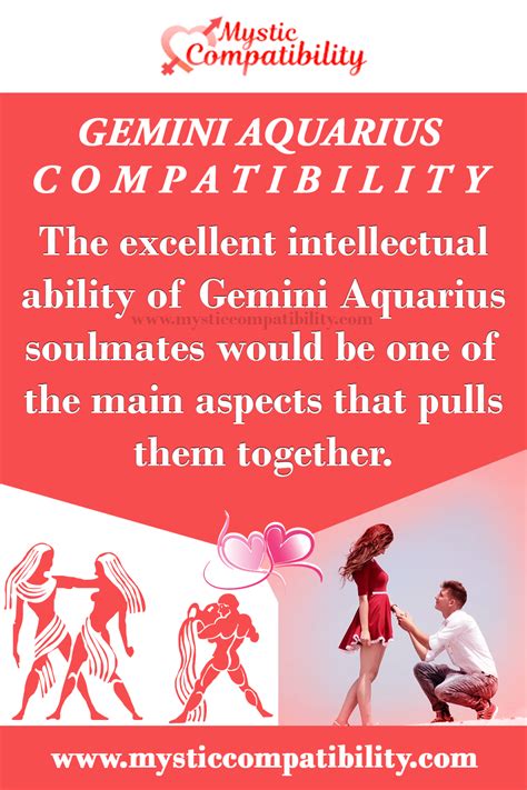 The Excellent Intellectual Ability Of Gemini Aquarius Soulmates Would
