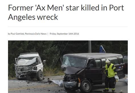 Accident victims are forced to deal with hospitalization, medical treatments, missed work, and lost income, often while trying to manage pain. The Mindless Freaks: AX Men Gabe Rygaard killed in Wreck ...