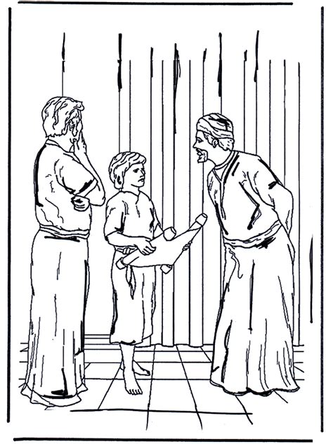 Boy Jesus In The Temple Coloring Page - Coloring Home