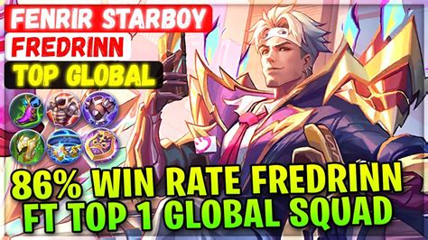 Win Rate Fredrinn Ft Top Global Squad Top Rank Global Fenrir