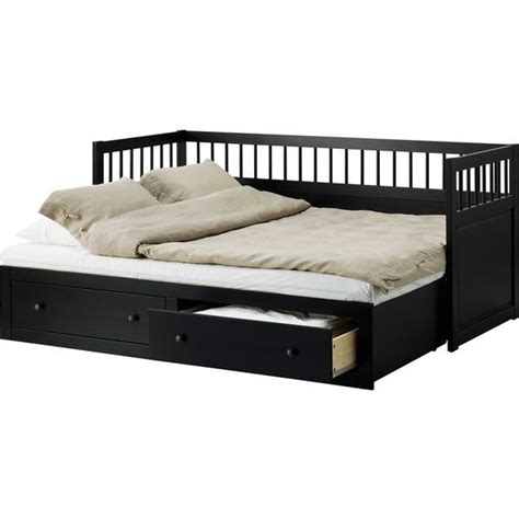 Ikea Hemnes Daybed Frame With 2 Drawers Black Brown Daybed With