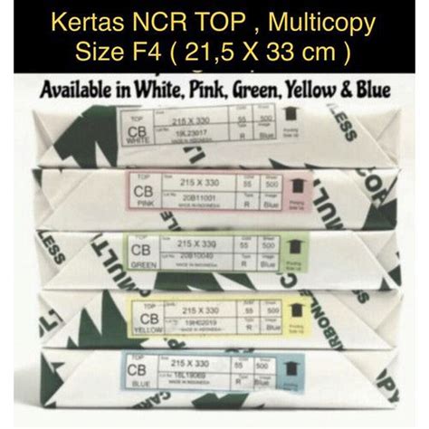 Kertas Ncr Warna