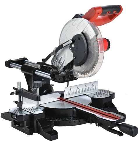 255mm 1100w Low Noise Aluminium Cutting Cut Off Table Sliding Miter Saw