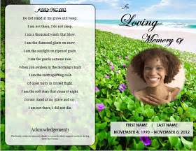 Funeral program template microsoft word elegant memorials. The Funeral-Memorial Program Blog: Printable Funeral ...