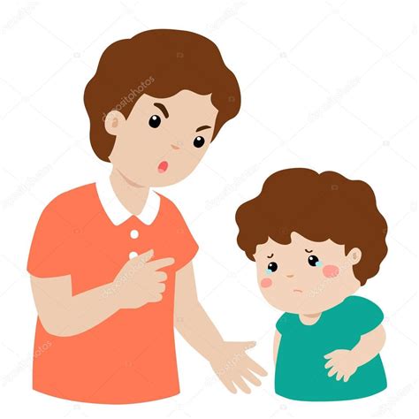 Descarga fotos de familia dibujo. Imágenes: papa regañando a su hijo | Padre regaña a su ...