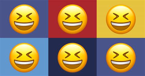 what the 😆 grinning squinting face emoji means in texting