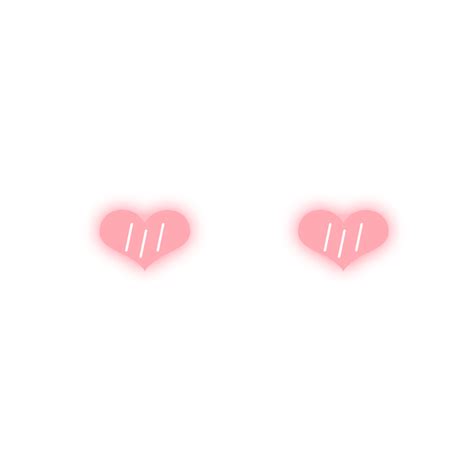 Blush Pink Cute Aesthetic Heart Stickers Transparent Transparent