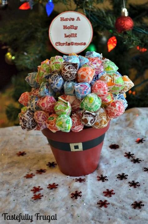 Have A Holly Lolli Christmas Santa Lollipop Tree Tastefully Frugal