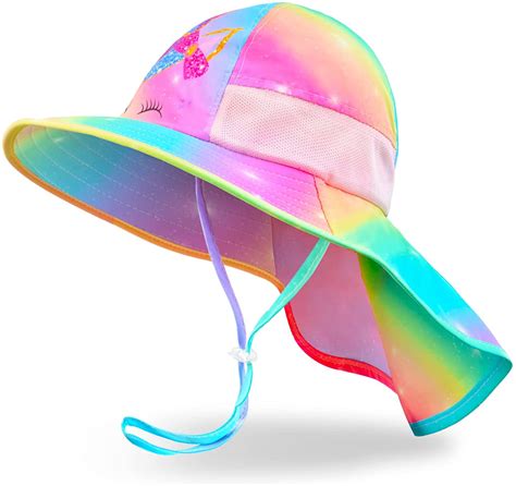 Sylfairy Girls Sun Hat Kids Sun Hat Uv Protection Summer Hat Beach