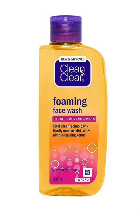 Pack Of 2 Clean And Clear Foaming Face Wash 100 Ml Each Free Worldwide
