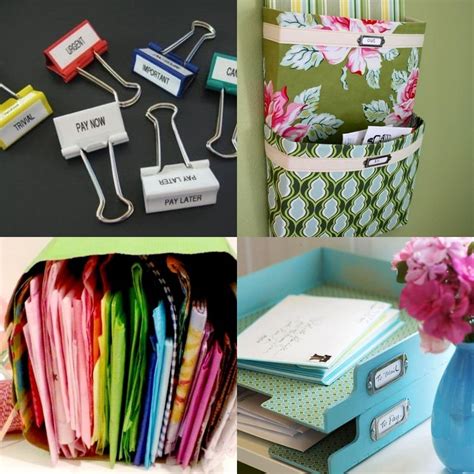 15 Ways To Organize Paper Clutter Craftsy Hacks