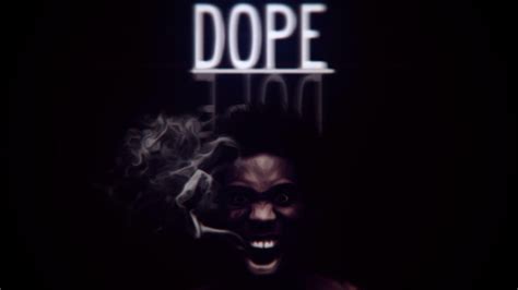 Dope Word With Smokey Man Face In Black Background Hd Dope