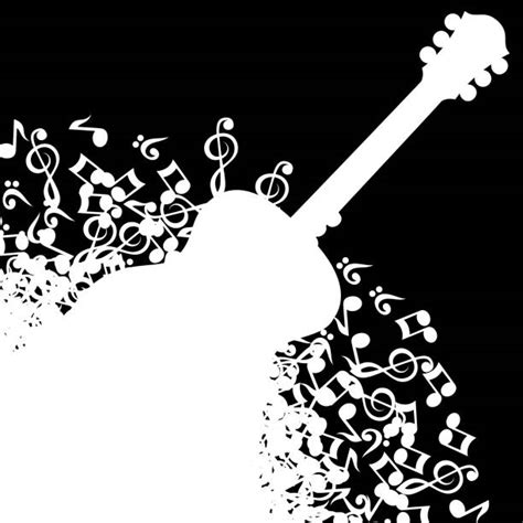 12500 Guitar Music Notes Stock Illustrations Royalty Free Vector