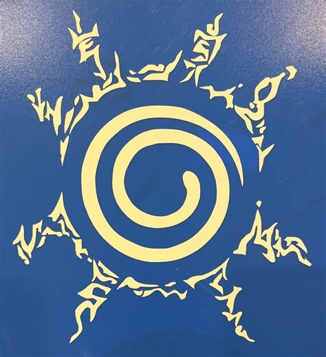 Naruto Nine Tails Seal Decal Etsy