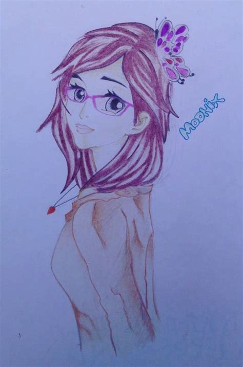 Anime Girl Drawing Color Pencils By Moonix 20 On Deviantart