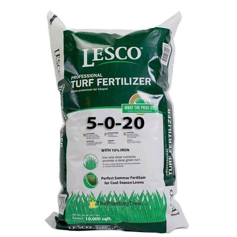 Lesco 5 0 20 Summer Fertilizer Darker Green Lawn With Iron Plantingtree
